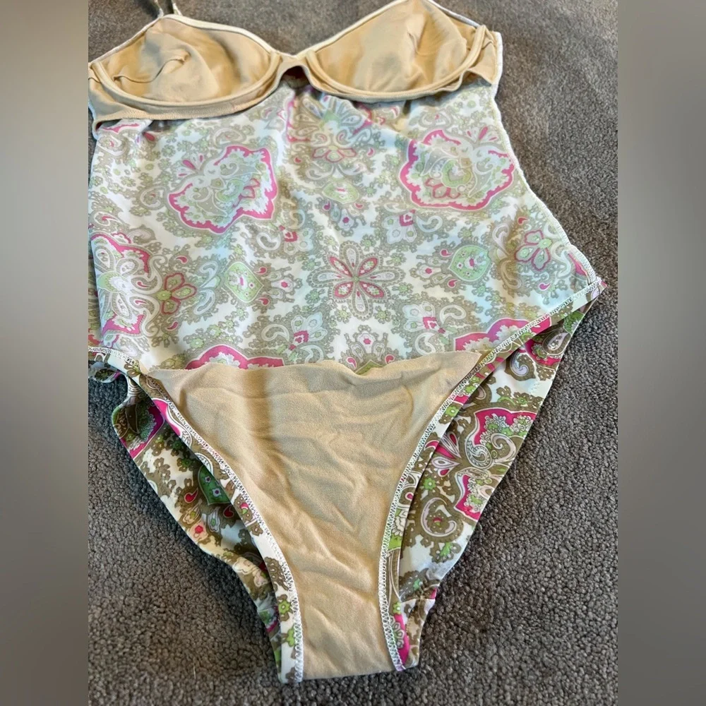 La Perla Paisley One-Piece Swimming Suit - Picture 5 of 11
